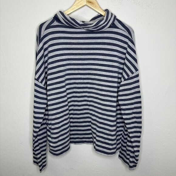 J. Crew‎ striped sailor sweater navy and white sweater Size XL - Picture 5 of 8